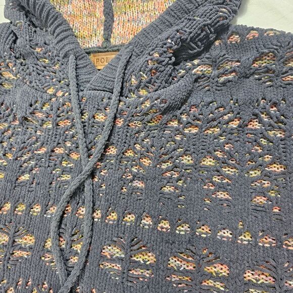 POL Oversized Knit Hooded Sweater‎ Women's Size Medium - Picture 7 of 13